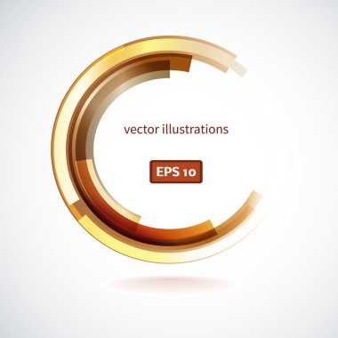 A Gold Light Effects Swirl.
