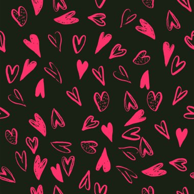 Kalpleri ile Seamless modeli. El yapımı sanat.