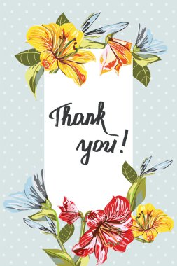 Template Flower Bouquets on isolated background