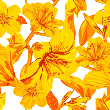 Çiçek çizilmiş şablon kartı