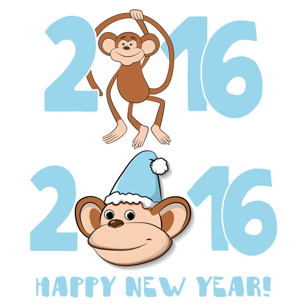 Обезьяны. Набор к Новому 2016 году
.