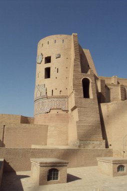 UNESCO tarafından restore edilen Herat Kalesi 'nin içinden bir fotoğraf. Bu fotoğraf 2010 yılında Afganistan, Herat 'ta çekildi..