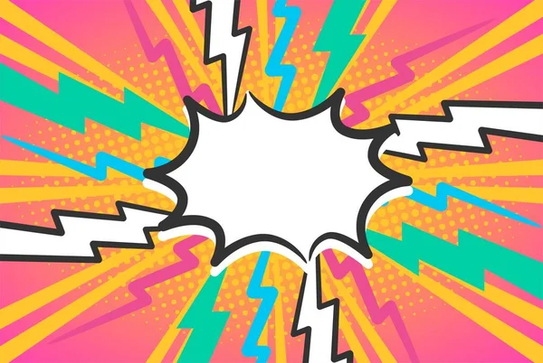 Çizgi roman tarzı arka plan. Poster, kart, afiş, çizgi roman, broşür için tasarım ögesi.