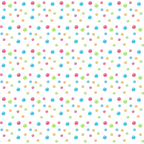 Donuts Glaze Seamless Pattern Isolated White Background — Stock Vector