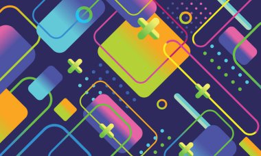 Renkli soyut arkaplan şablonları, tasarım ve yaratıcı fikirler için modern arkaplan.