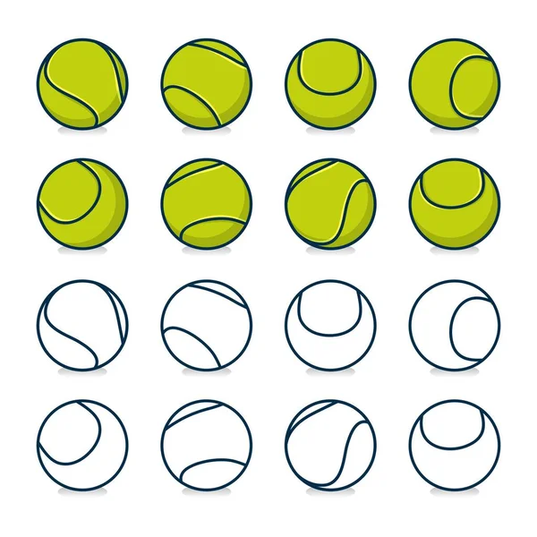 Tenis Topu beyaz arkaplanda izole edildi