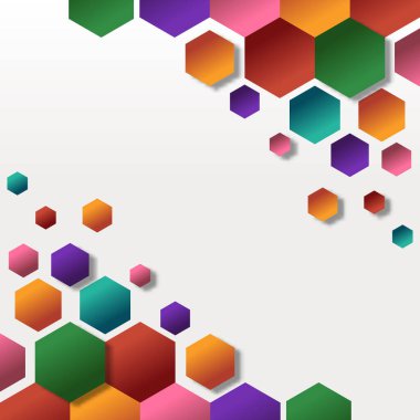 Altıgenli Soyut Geometrik Şekil Altıgen Arkaplan, Geometrik Soyut Arkaplan