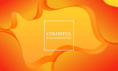 Modern Akışkan Renkler Soyut Arkaplan, Soyut Renkli Tasarım Şablonu