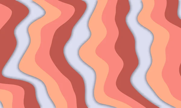 Abstrakter Mehrfarbiger Moderner Hintergrund Mit Papercut Stil Bunter Moderner Papercut — Stockvektor