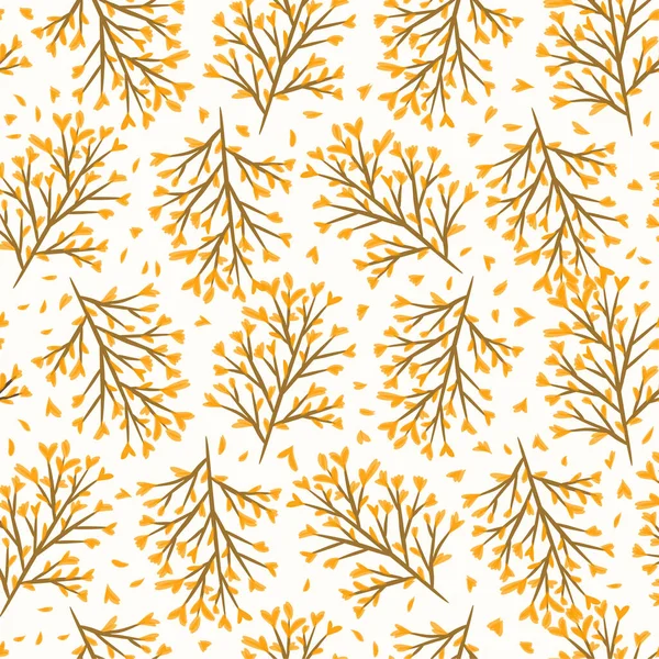 Αφηρημένη Floral Seamless Pattern Χέρι Σχεδιασμένο Μοντέρνο Χέρι Σχεδιασμένο Υφές — Διανυσματικό Αρχείο