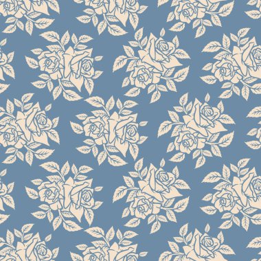 Güzel Soyut Çiçeksiz Desen, Eğilimsiz Çiçeksiz Desen, Klasik Çiçek Şablonu