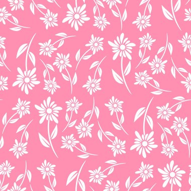 Yapraklı Soyut Çiçeksiz Desen, Kusursuz Çiçeksiz Moda, Klasik Çiçek Şablonu