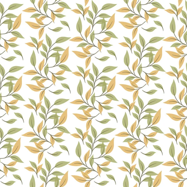 Beautiful Abstract Floral Seamless Pattern Trendy Seamless Floral Pattern Vintage — Διανυσματικό Αρχείο