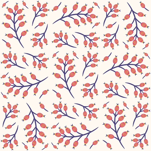 Красивый Абстрактный Цветочный Бесшовный Узор Модный Бесшовный Цветочный Узор Винтажный — стоковый вектор