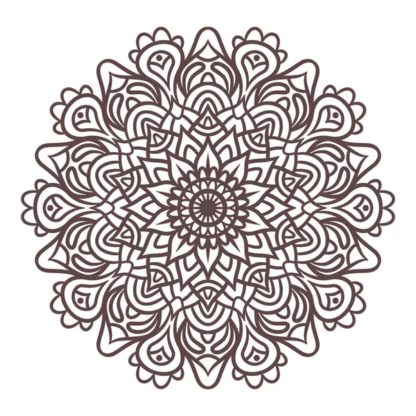 Mandala Ornament Vzor Dekorativní Vzor Orientálním Stylu Ročník Dekorativní Prvky — Stockový vektor