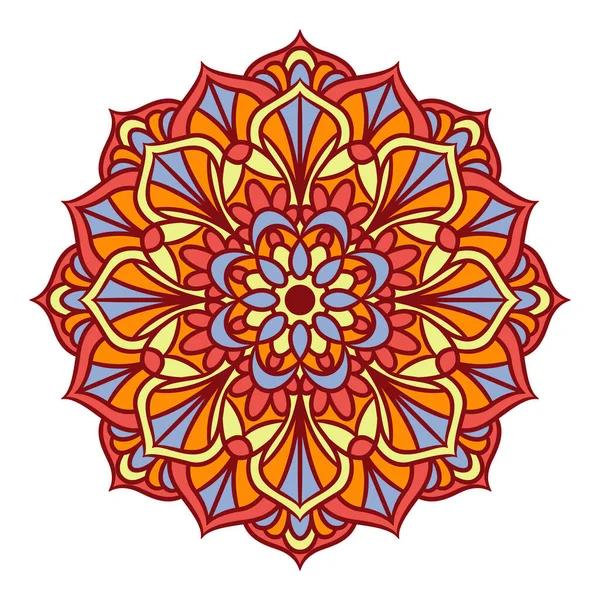 Mandala Ornament Vzor Dekorativní Vzor Orientálním Stylu Etnické Mandala Barevnými — Stockový vektor