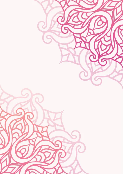 Eğilimli Continental retro mandala arka planı. Mandala yuvarlak süs arka planı