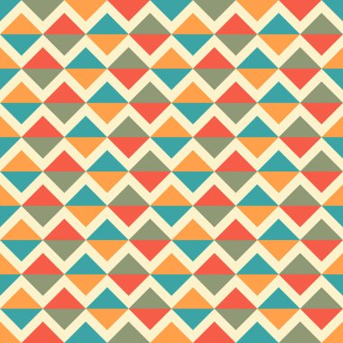 Soyut geometrik dikişsiz şablon arka planı. Grafik modern desen dokusu parlak renk