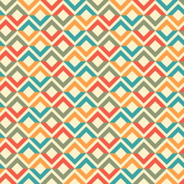 Soyut geometrik dikişsiz şablon arka planı. Grafik modern desen dokusu parlak renk