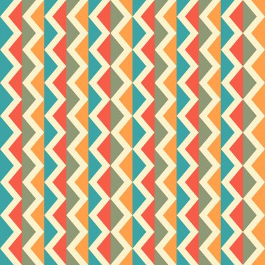 Soyut geometrik dikişsiz şablon arka planı. Grafik modern desen dokusu parlak renk