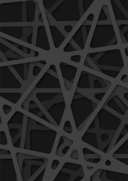 幾何学的形状を持つ現代のアブストラクトペーパーカットの背景 現代のペーパーカットの背景 — ストックベクタ