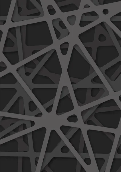 幾何学的形状を持つ現代のアブストラクトペーパーカットの背景 現代のペーパーカットの背景 — ストックベクタ