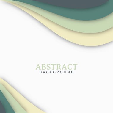 Dalgalı şekilli soyut modern arkaplan tasarımı. Geometrik şekilli modern tasarım arka planı