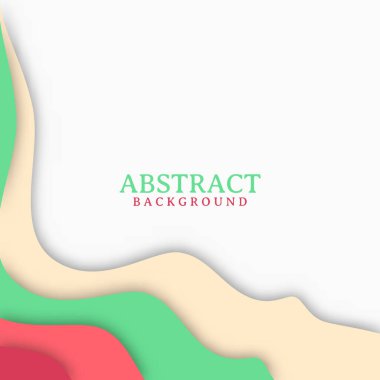 Dalgalı şekilli soyut modern arkaplan tasarımı. Geometrik şekilli modern tasarım arka planı