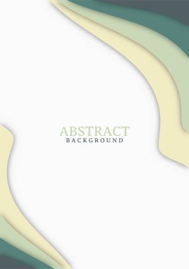 Dalgalı şekilli soyut modern arkaplan tasarımı. Geometrik şekilli modern tasarım arka planı