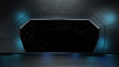 Uzay ortamı, karakterlerinizi oluşturmaya hazır. 3D görüntüleme