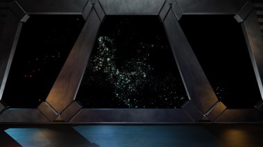 Uzay ortamı, karakterlerinizi oluşturmaya hazır. 3D görüntüleme