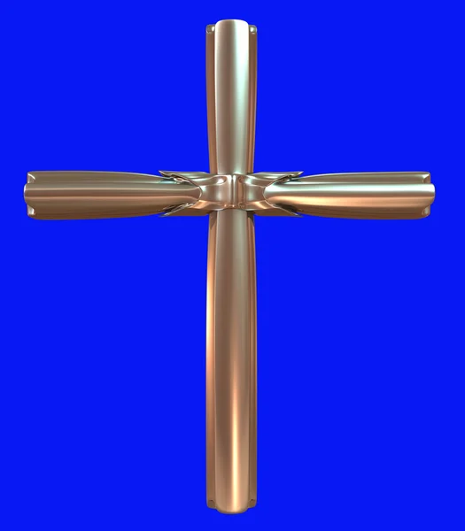 Gold Cross — Stock Photo, Image