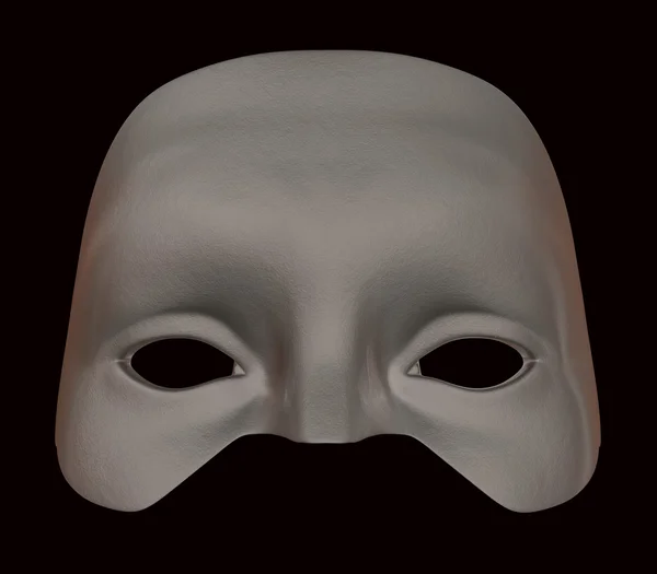 Graue Maske — Stockfoto