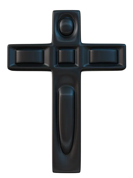Schwarzes Kreuz — Stockfoto