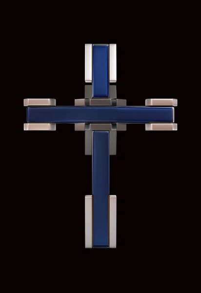 Modernes Kreuzsymbol — Stockfoto