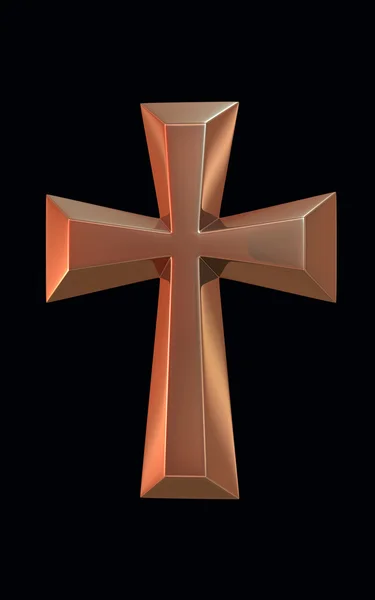 Gold Cross — Stock Photo, Image