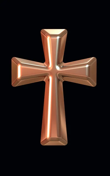 Gold Cross — Stock Photo, Image