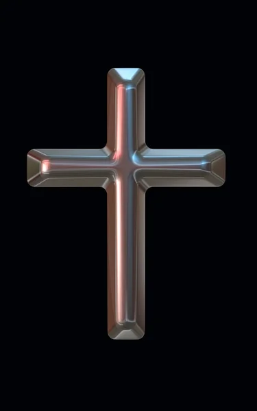 Silver Cross — Stock Photo, Image