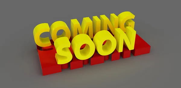 Coming soon sign — Stock Photo, Image