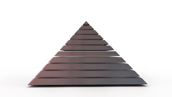 Pirámide 3d render —  Fotos de Stock