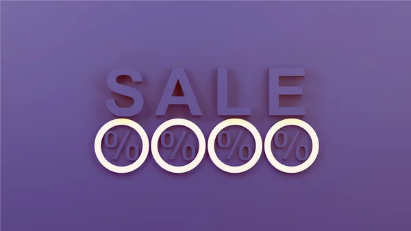 Verkauf Symbol 3d rendern — Stockfoto