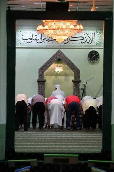 Masjid Jamae One Earliest Mosques Singapore Located Chinatown Muslims Praying — Stok fotoğraf