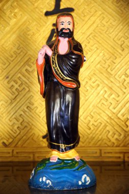 Chua Thien Lam Go Budist Pagoda. Budist keşiş. Thay Ninh. Vietnam. 