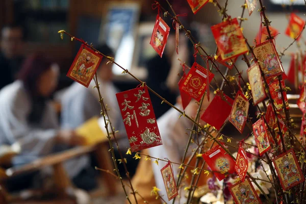 Buddhist Temple Vietnamese New Year Tet Celebration France — Stock Photo, Image