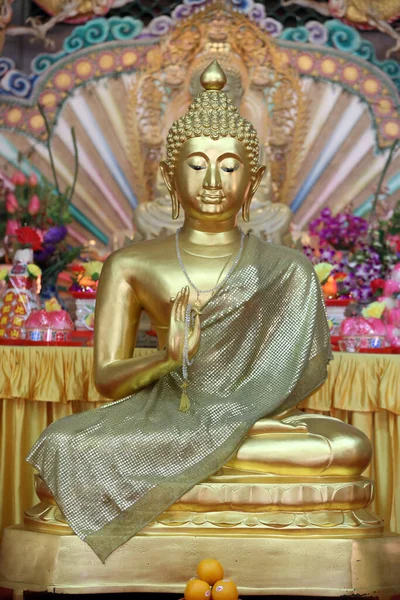 Kong Meng San Phor Kark Veja Mosteiro Salão Dharma Estátua — Fotografia de Stock