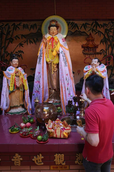 Chua Lang Taoistischen Tempel Quan Die Göttin Der Barmherzigkeit Buddhistischer — Stockfoto