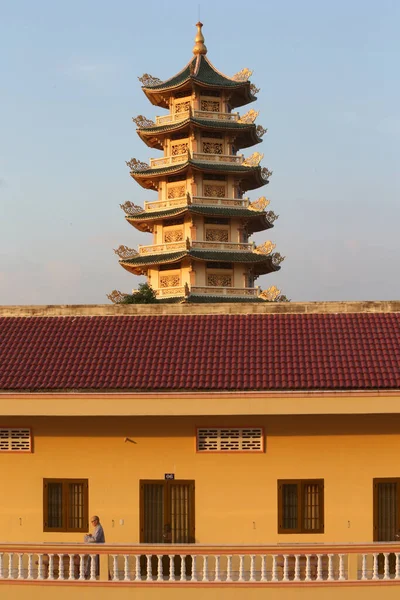 Dai Tong Lam Templo Budista Mosteiro Torre Ria Vietname — Fotografia de Stock