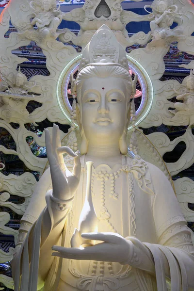 Linh Phuoc Pagoda Buddista Buddha Gigante Piedi Dorato Dalat Vietnam — Foto Stock