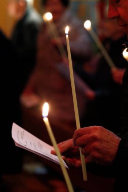 Aziz Martin Kilisesi. Katolik ayini. Fransa. 