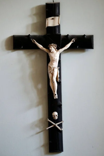 Visitation Monastery Crucifix Jesus Cross Ivory — Stock fotografie